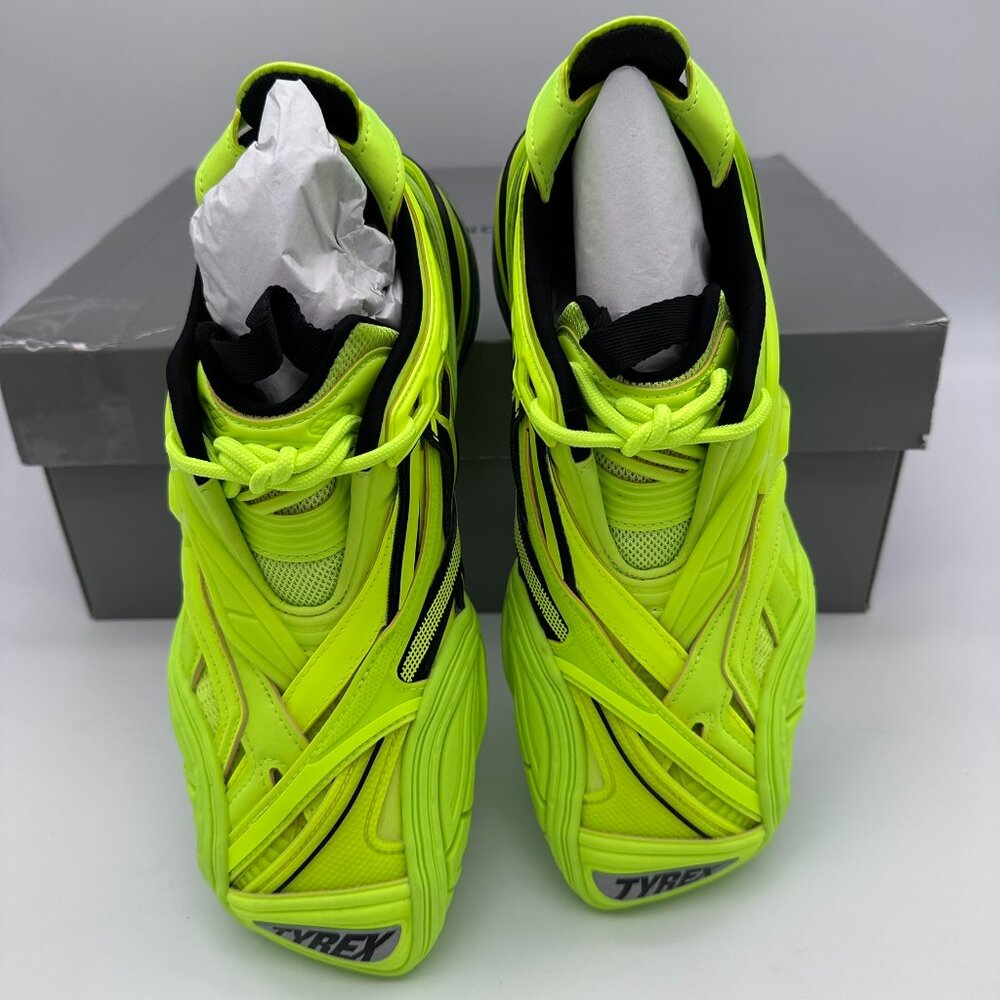 Balenciaga Women's Tyrex Low Top Athleticâ Sneaker, Size EU37/US7, Fluo Yellow - Picture 8 of 15